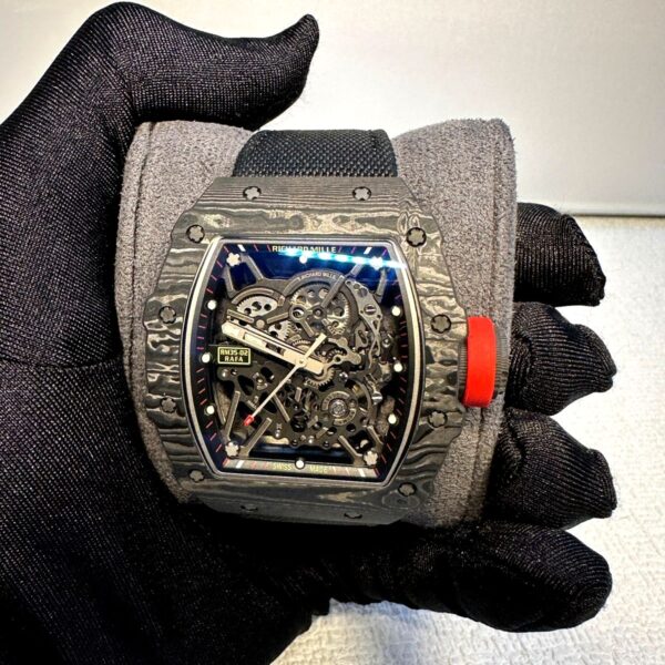 RICHARD MILLE RM 35-02 RAFAEL NADAL BLACK DIAL WITH BLACK VELCRO STRAP