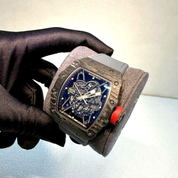 Richard Mille RM 35-01 rafa black watch with velcro strap super clone watch