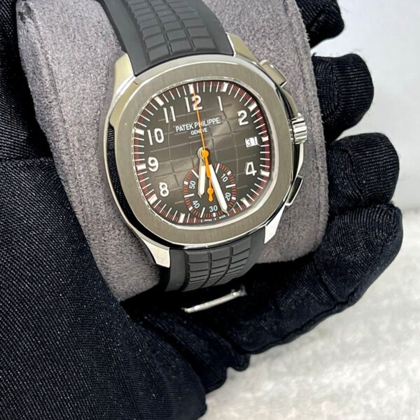 PATEK PHILIPPE AQUANAUT WITH CRONO BLACK STRAP SUPER CLONE WATCH