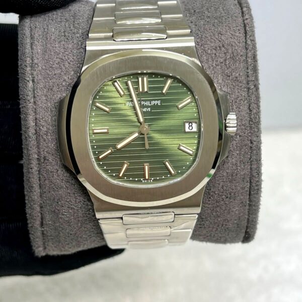 PATEK PHILIPPE NAUTILUS OLIVE GREEN DIAL SWISS ETA SUPER CLONE WATCH