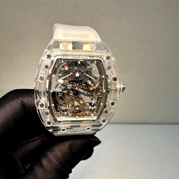 Richard Mille RM 56-01 sapphire crystal tourbillon complete working super clone watch