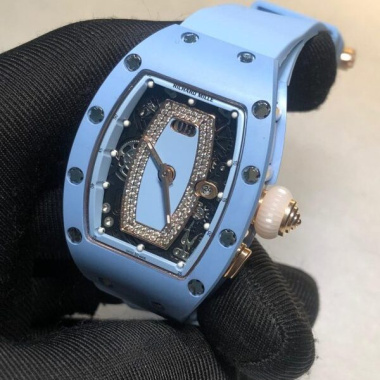 Richard Mille blue womens replica watch in Dubai at watchesindubai.com