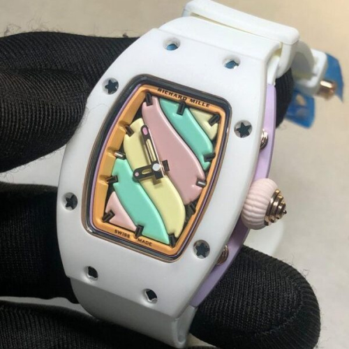 Richard Mille white dial womens watch