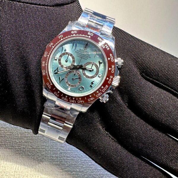 Rolex Cosmograph Daytona  sky blue dial arabic edition slim super clone watch