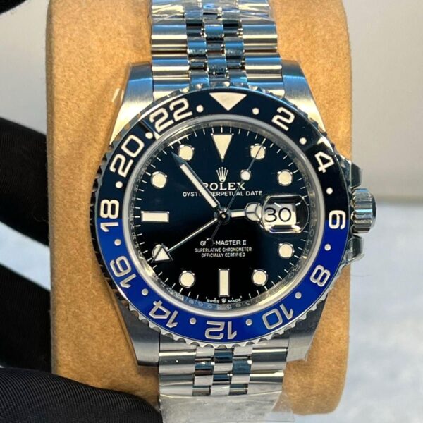 ROLEX GMT MASTER II BATMAN SWISS ETA SUPER MASTER PLUS WATCH